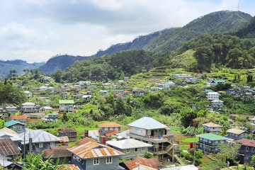 Sagada village skyline