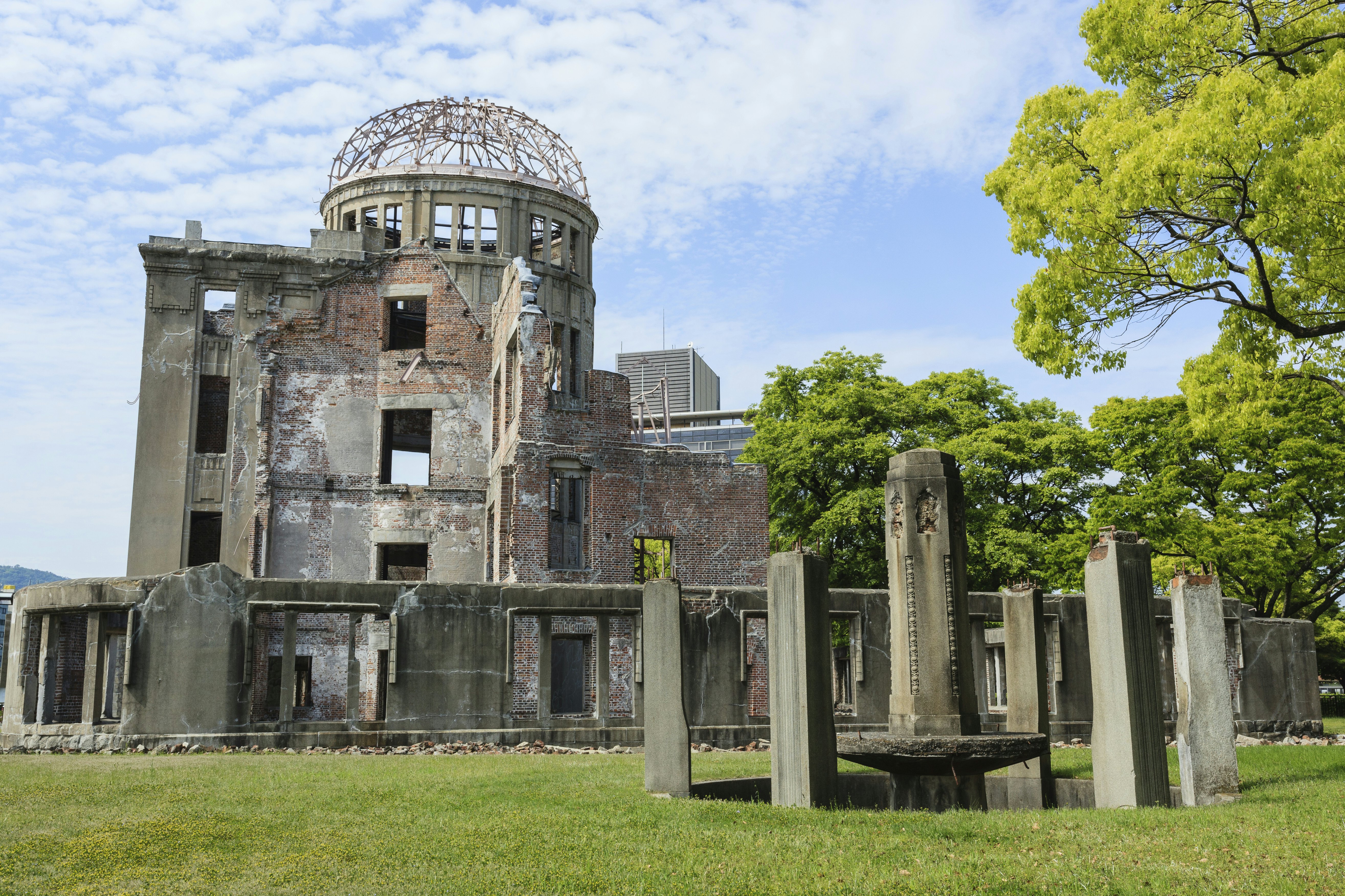 Atomic bomb dome memorial in Hiroshima, Japan