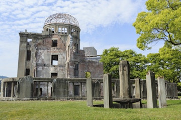 Atomic bomb dome memorial in Hiroshima, Japan