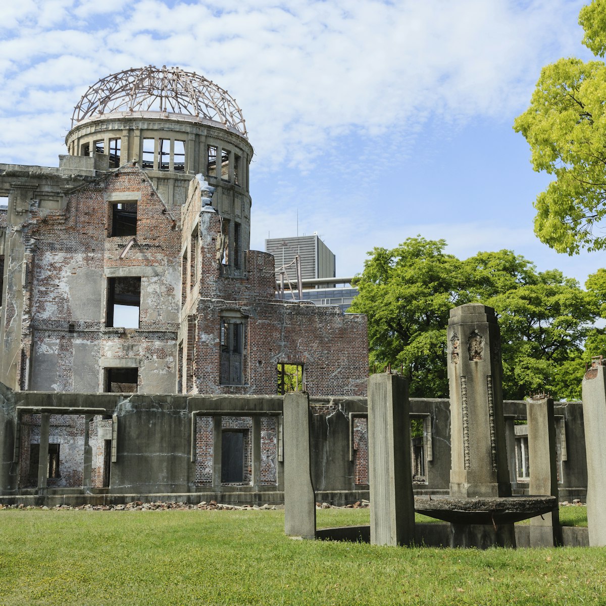 Atomic bomb dome memorial in Hiroshima, Japan