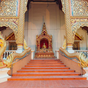 Asia, Thailand, Chiang Mai Province, Wat Phra Singh temple. (Photo by: JTB Photo/UIG via Getty Images)