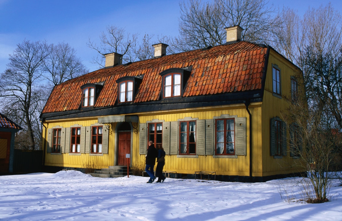 Traditional house in Skansen open-air museum.