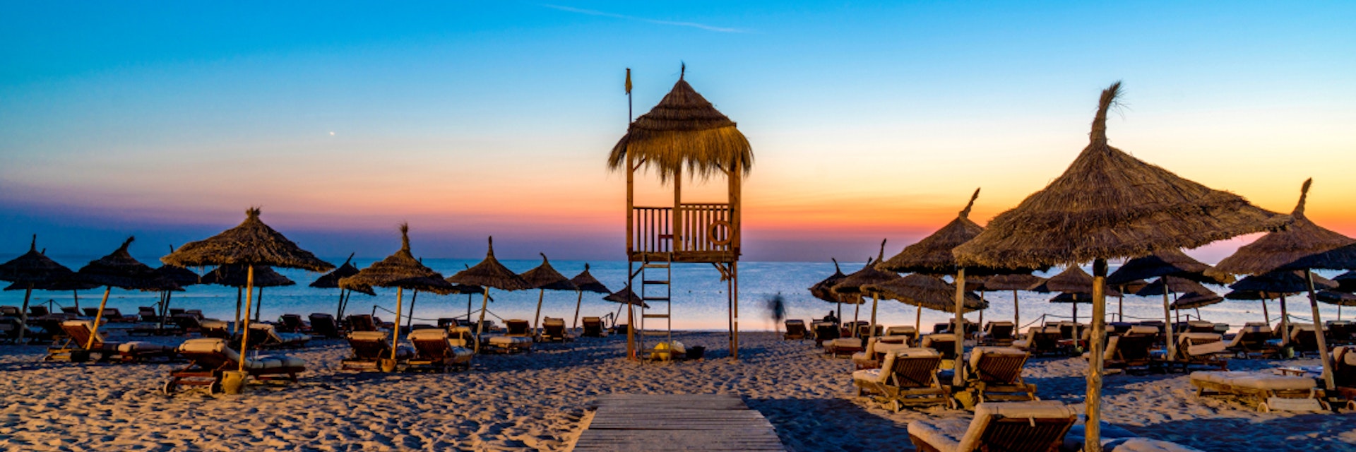 Tunisia Yasminea Hammamet Resort Beach Sunrise; Shutterstock ID 1014974068; Your name (First / Last): Lauren Keith; GL account no.: 65050; Netsuite department name: Online Editorial; Full Product or Project name including edition: Tunisia Destination Page image update