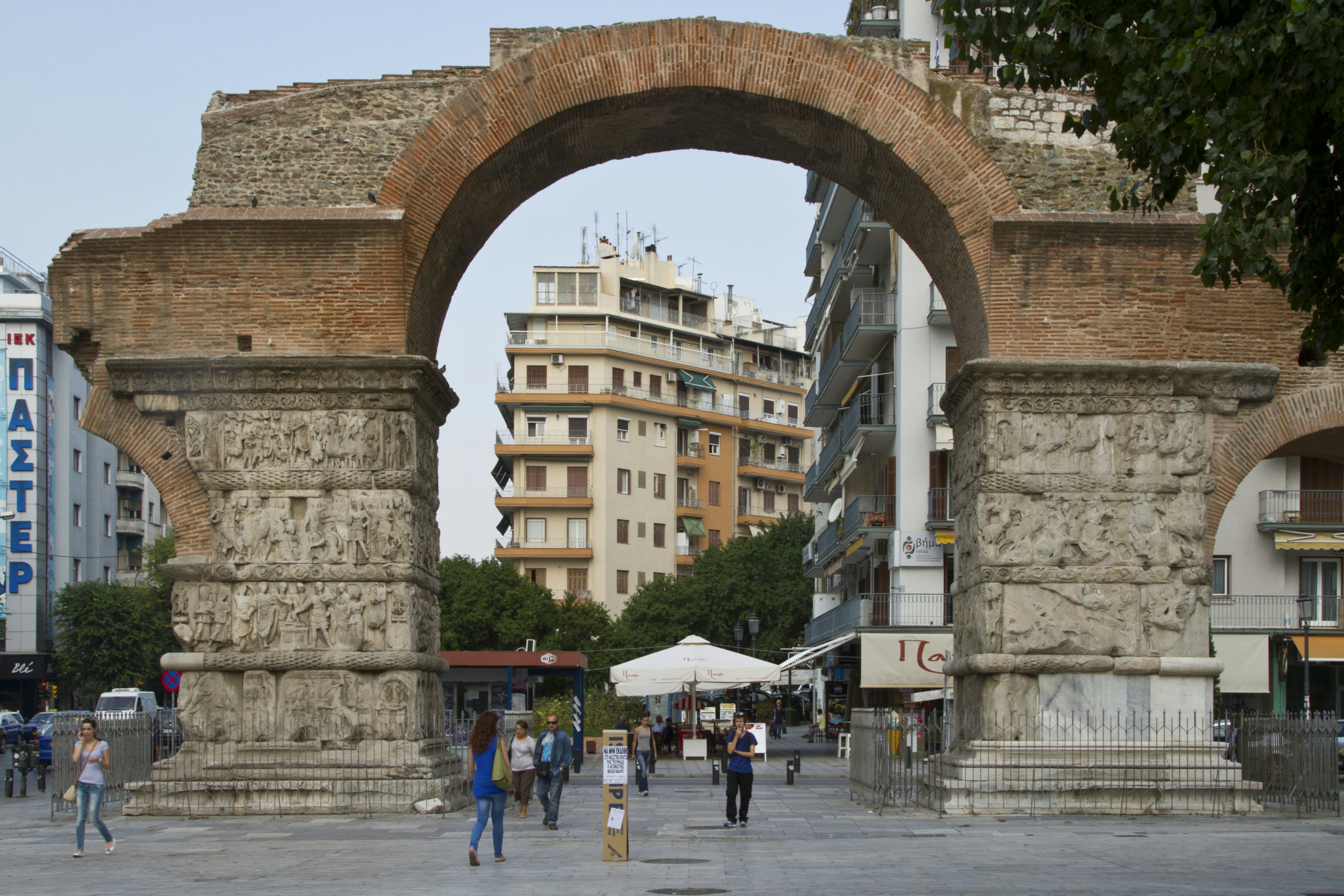 Greece, Thessaloniki,  triumphal arch of Galerius