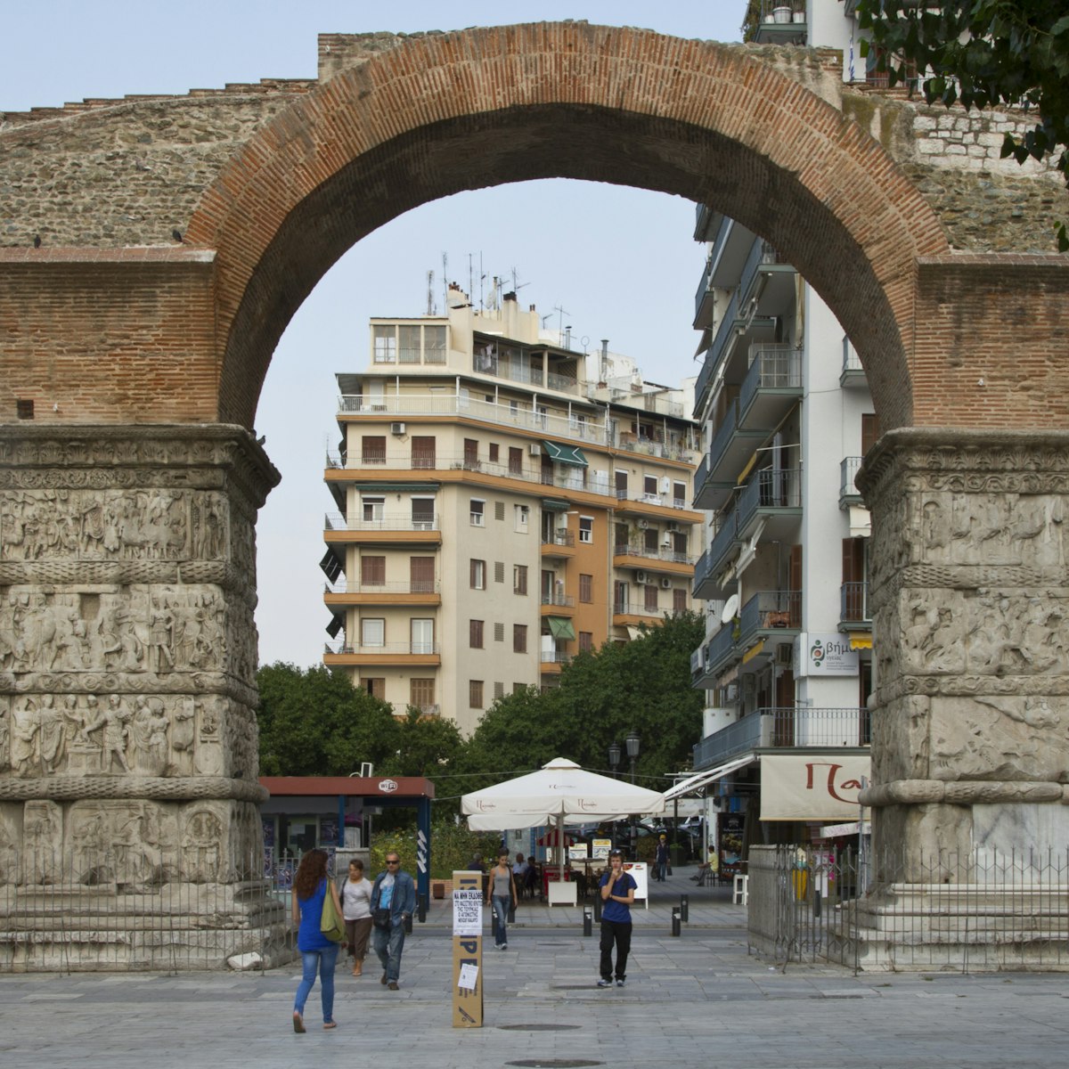 Greece, Thessaloniki,  triumphal arch of Galerius