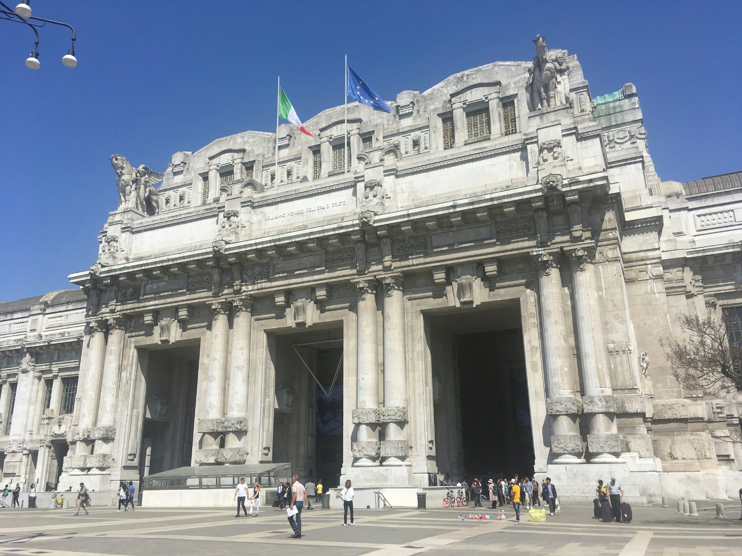 Stazione Centrale exterior.