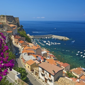 Italy, Calabria, Costa Viola, Townscape of Scilla