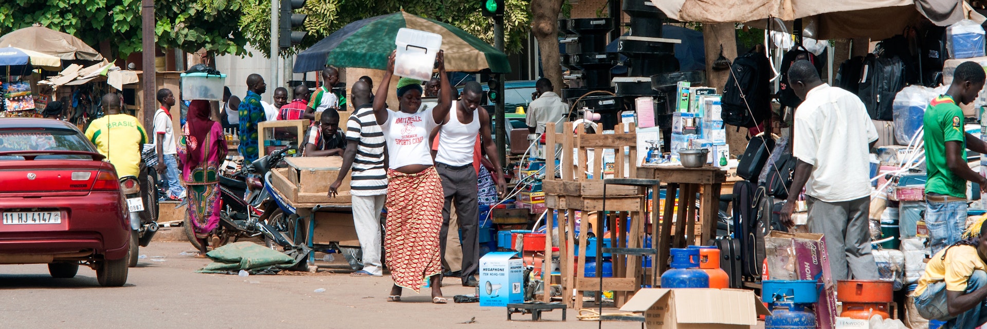 Street scene, Ouagadougou, Burkina Faso