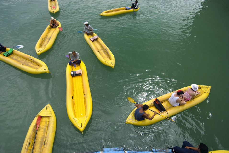 Kayaks on Ao Phang Nga.