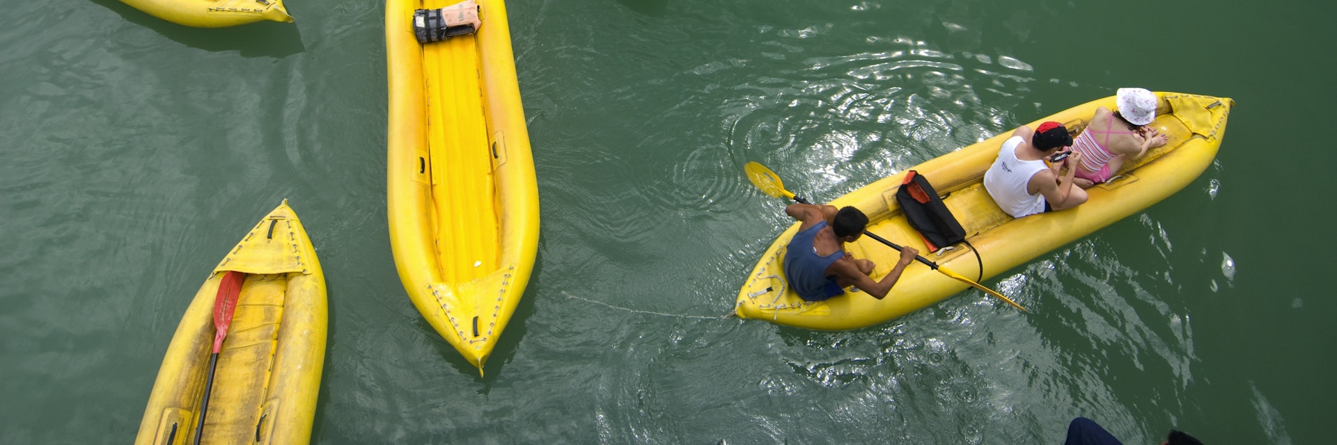 Kayaks on Ao Phang Nga.