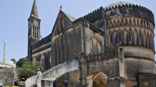 Tanzania, Zanzibar, Stone Town. The Anglican Cathedral Church of Christ had its foundation stone laid on Christmas Day 1873