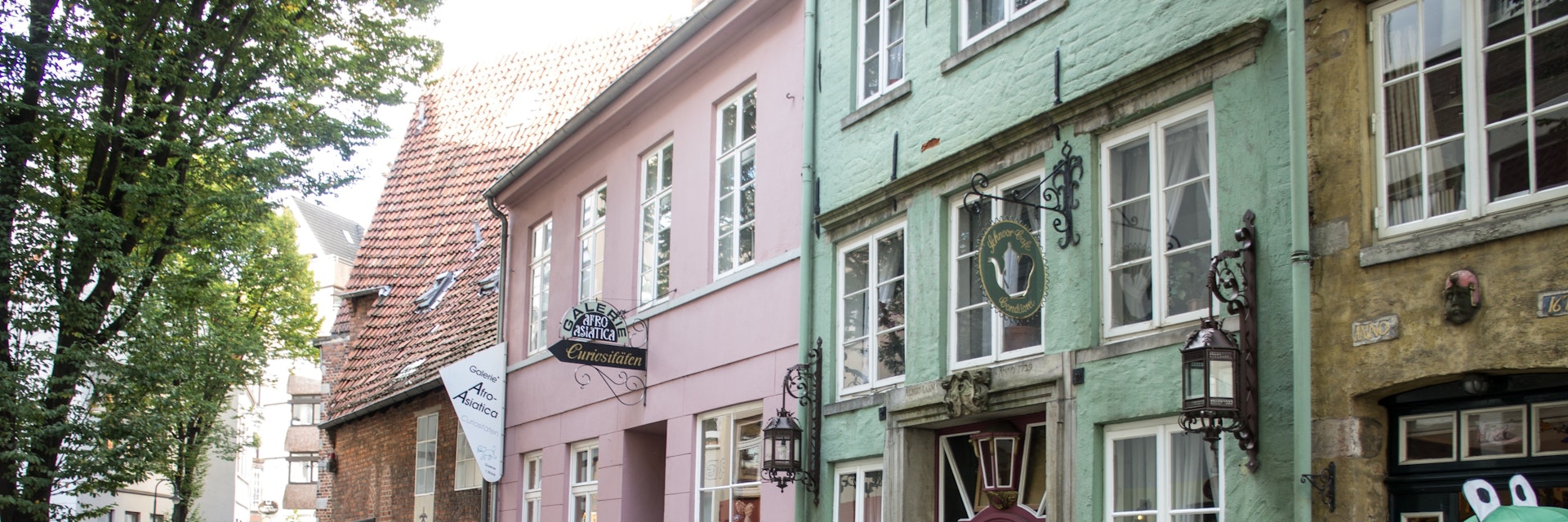 Germany, Bremen, Schnoor Quarter, cobblestone Street