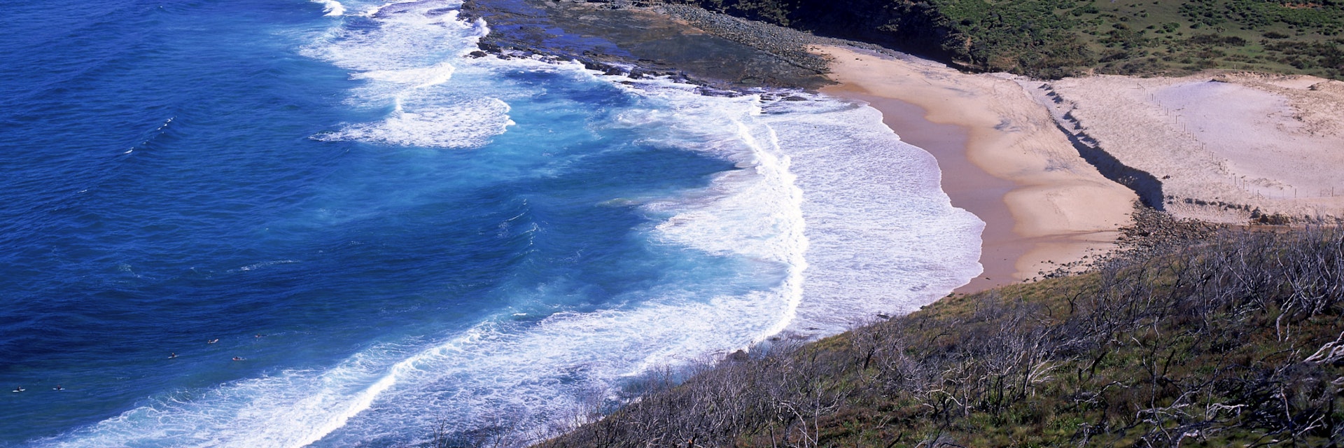 coastal view with era beach, royal national park, nsw