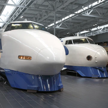 Japan, Tokai Region, Aichi Prefecture, Nagoya, Minato Ward, Japanese bullet train at museum. (Photo by: JTB/UIG via Getty Images) (Photo by: JTB Photo/UIG via Getty Images)