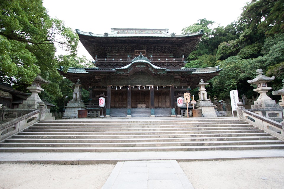 Detail from Konpira Jinja, a shrine on Mount Konpira in Shikoku, Japan.