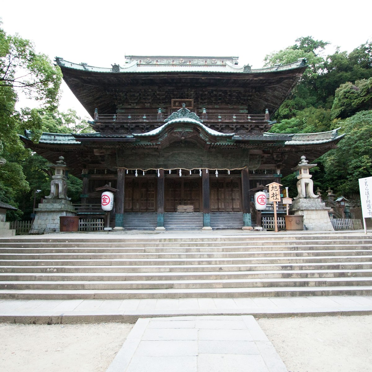 Detail from Konpira Jinja, a shrine on Mount Konpira in Shikoku, Japan.