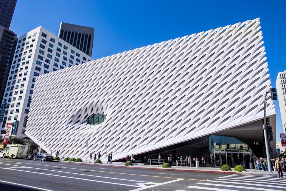 The Broad Museum of Los Angeles.