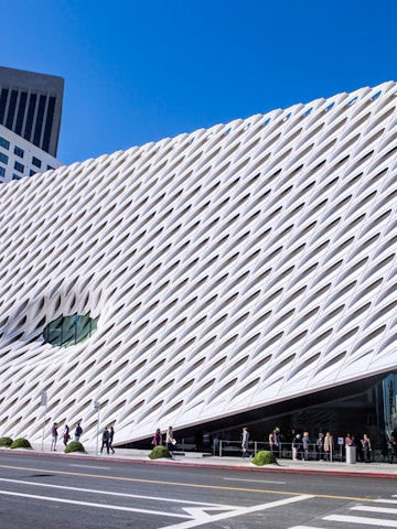 The Broad Museum of Los Angeles.