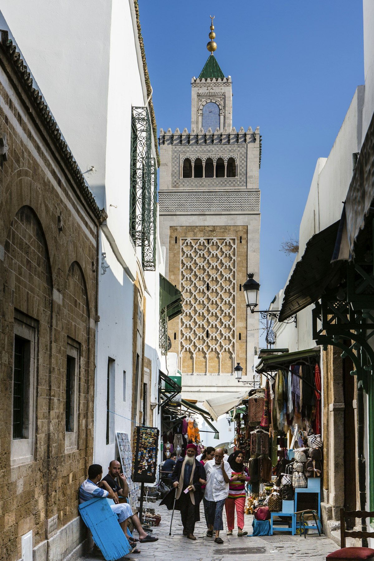 Zaytouna (Great) Mosque & street in Medina