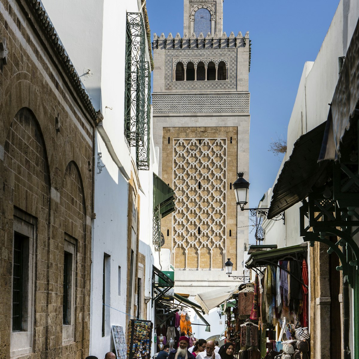 Zaytouna (Great) Mosque & street in Medina