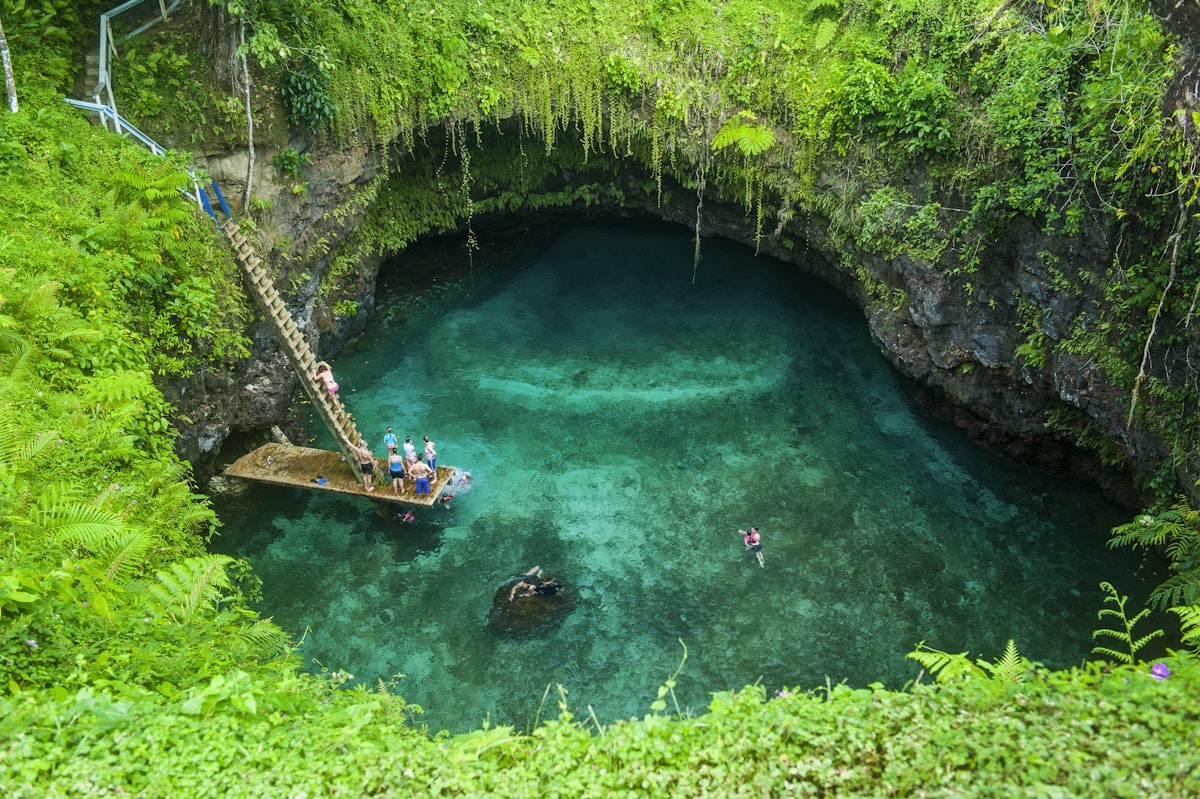 To Sua ocean trench in Upolu, Samoa, South Pacific, Pacific
