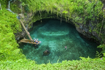 To Sua ocean trench in Upolu, Samoa, South Pacific, Pacific