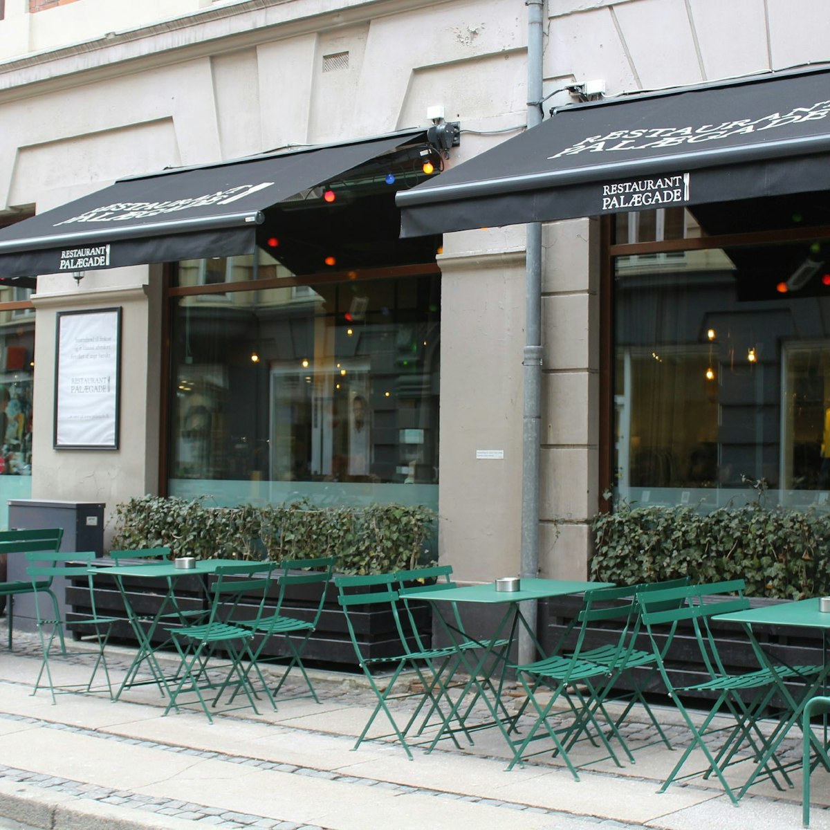 Restaurant Palægade, exterior wide shot