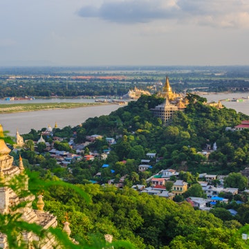 Sagaing hill , Sagaing City, The Old City of Religion and Culture Outside Mandalay, Myanmar; Shutterstock ID 504474529; Your name (First / Last): Laura Crawford; GL account no.: 65050; Netsuite department name: Online Editorial; Full Product or Project name including edition: Myanmar website highlight image BiT