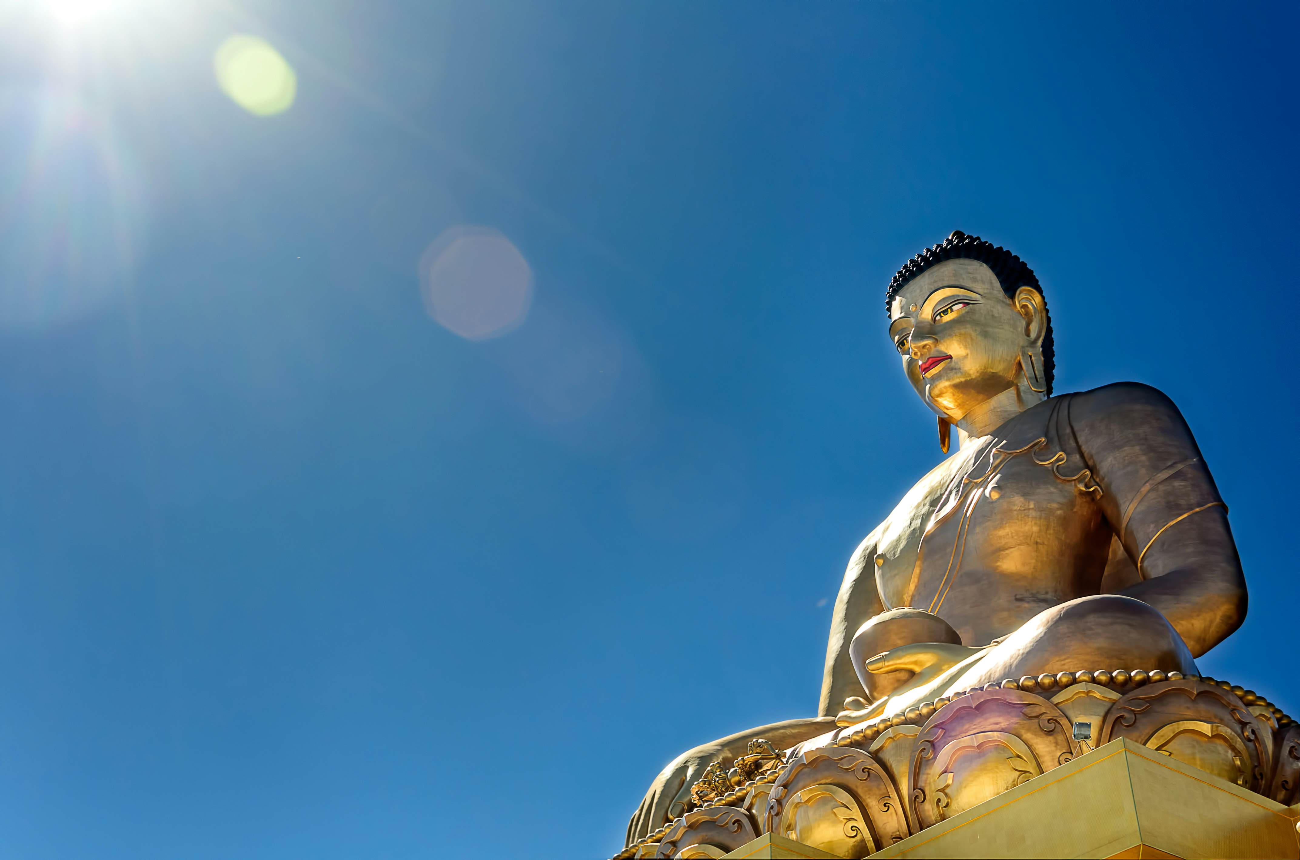 Landmark of Thimphu City, Kuenselphodrang, statue of Lord Buddha