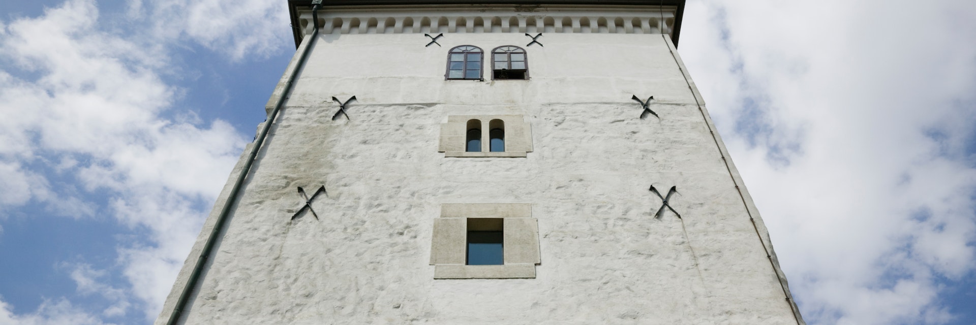 Low angle view of a tower, Lotrscak Tower, Zagreb, Croatia