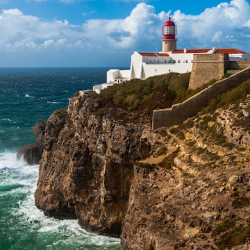 Cape St. Vincent (Cabo de São Vicente), next to the Sagres Point, on the so-called Costa Vicentina, is a headland in the municipality of Sagres, in the Algarve, southern Portugal.