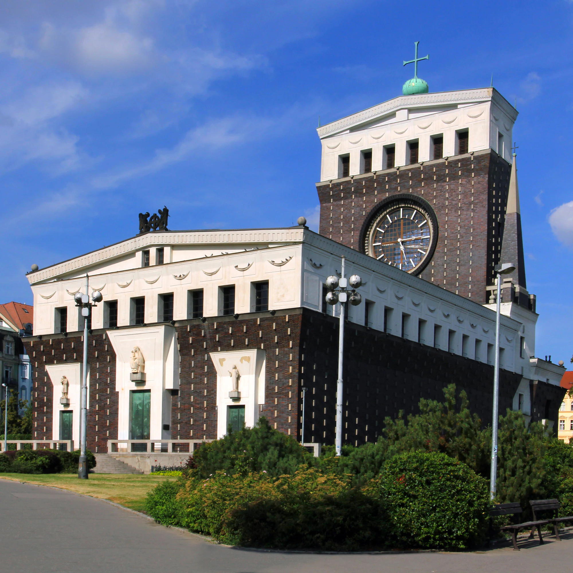 The Church of the Most Sacred Heart of Our Lord in Prague, Czech republic.; Shutterstock ID 147000068; Your name (First / Last): Gemma Graham; GL account no.: 65050; Netsuite department name: Online Editorial; Full Product or Project name including edition: Cities app POI images