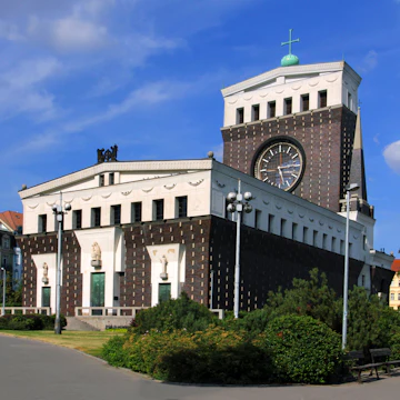 The Church of the Most Sacred Heart of Our Lord in Prague, Czech republic.; Shutterstock ID 147000068; Your name (First / Last): Gemma Graham; GL account no.: 65050; Netsuite department name: Online Editorial; Full Product or Project name including edition: Cities app POI images