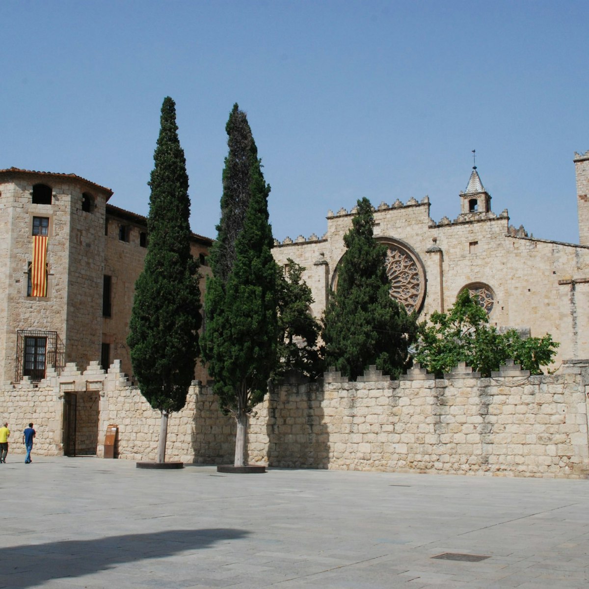 Main square in Sant Cugat del Vallès