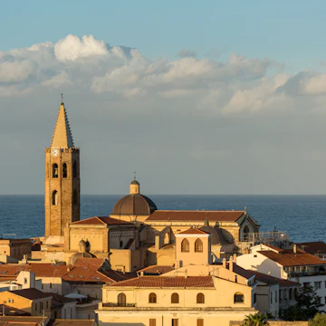 Cattedrale di Santa Maria in the ancient city of Alghero on the west coast of Sardinia; Shutterstock ID 336198101; Your name (First / Last): Anna Tyler; GL account no.: 65050; Netsuite department name: Online Editorial; Full Product or Project name including edition: destination-image-southern-europe