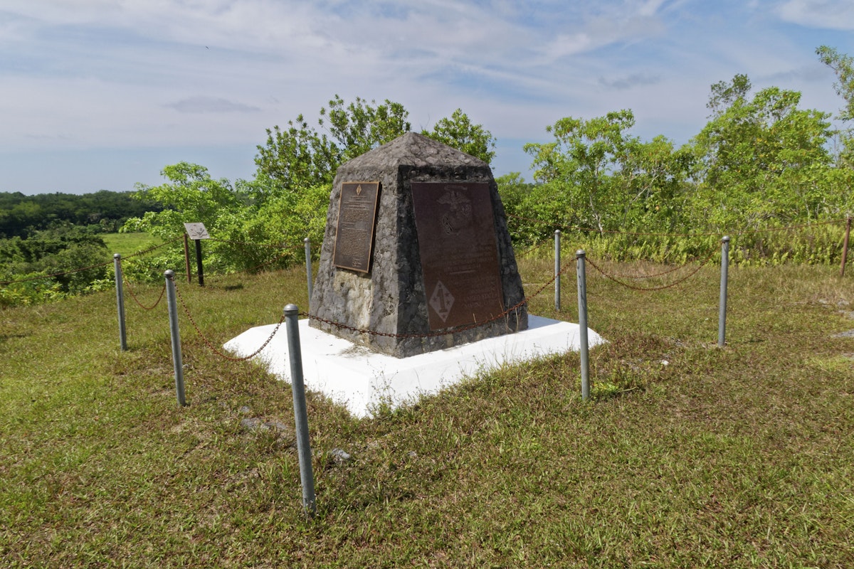 US Marine Corps Monument, Peleliu Island, Koror