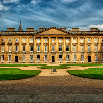 United Kingdom, England, Oxford, Courtyard of Christ Church