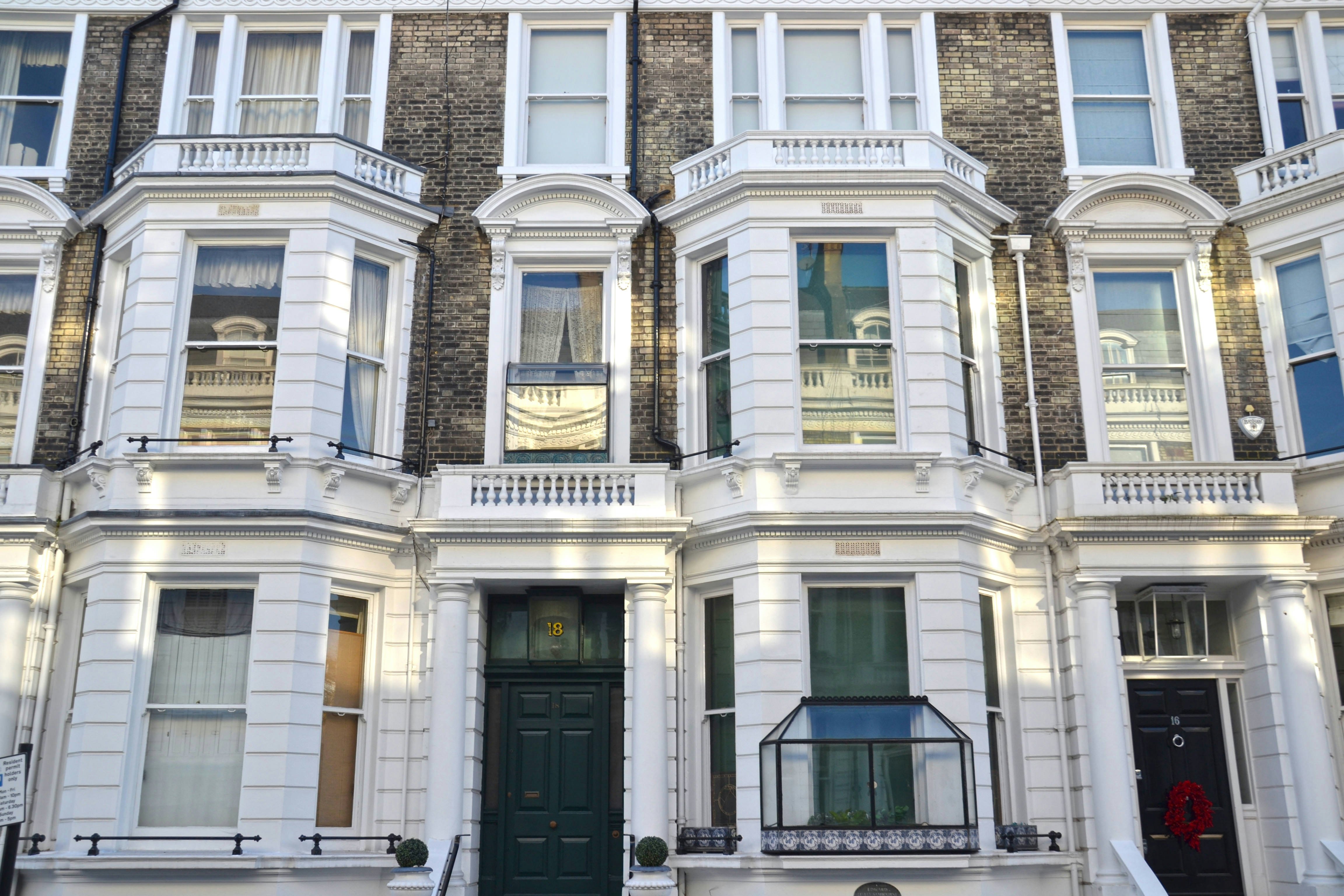 The outside of 18 Stafford Terrace