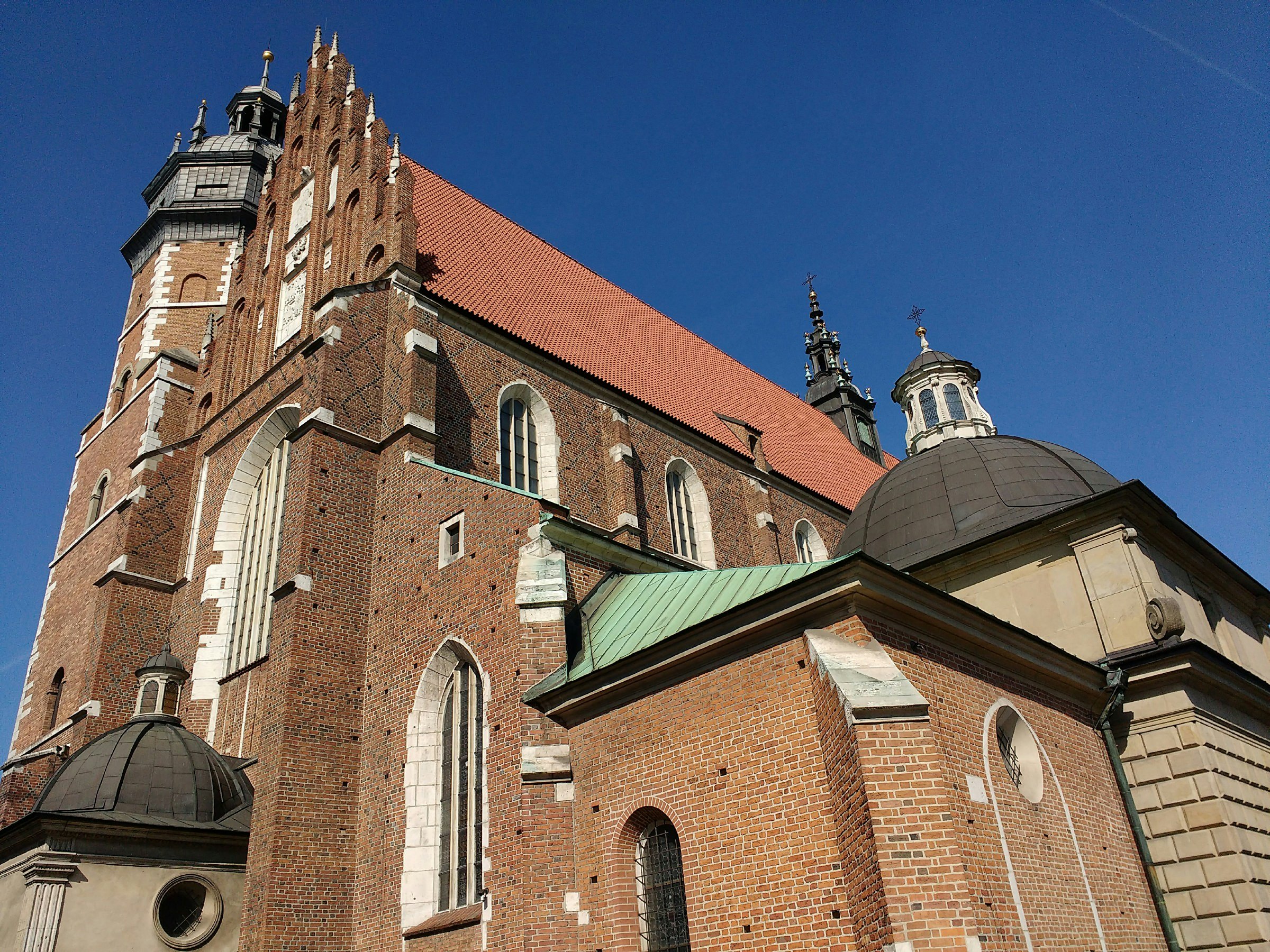 Exterior of Corpus Christi Church, the first church in Kazimierz