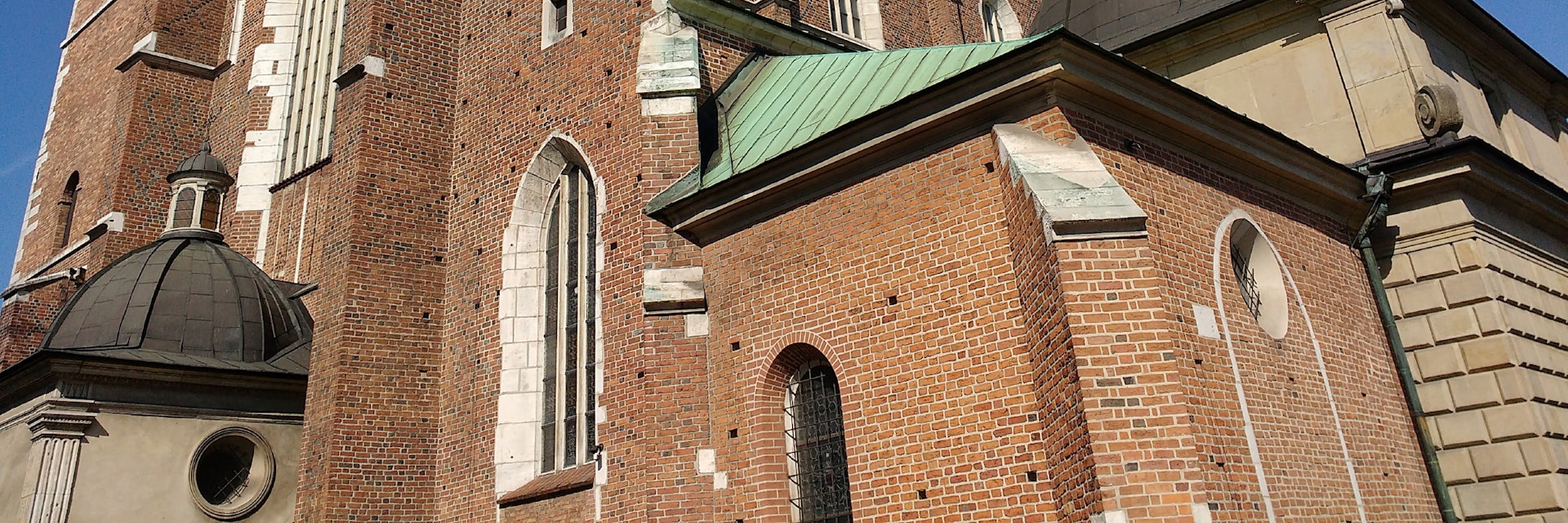 Exterior of Corpus Christi Church, the first church in Kazimierz