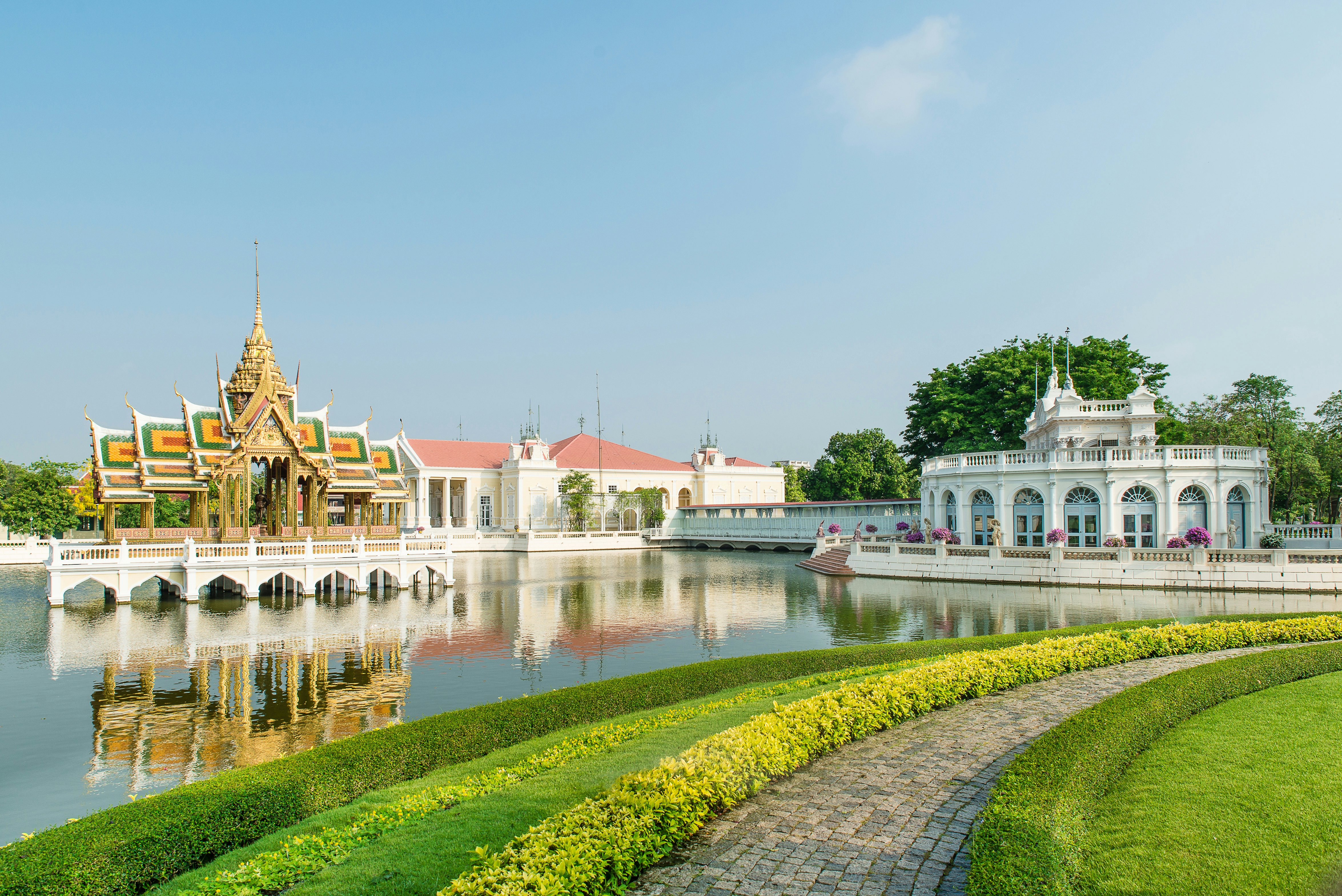 Bang Pa-In Royal Palace in Ayutthaya, Thailand.
