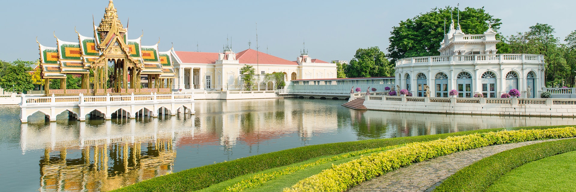 Bang Pa-In Royal Palace in Ayutthaya, Thailand.