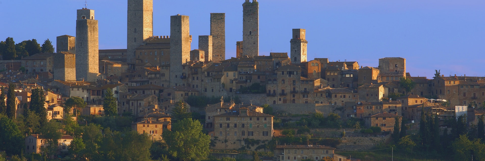 San Gimignano, Tuscany, Italy Siena Province, UNESCO World Heritage Site. (Photo by: Education Images/UIG via Getty Images)