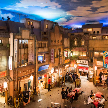 YOKOHAMA,JAPAN - March 04, 2015 : Shin-Yokohama Ramen Museum was founded on March 6th, 1994 as the world's first food-themed amusement park.; Shutterstock ID 286838537; Your name (First / Last): Laura Crawford; GL account no.: 65050; Netsuite department name: Online Editorial; Full Product or Project name including edition: BiA: Takayama, south of Tokyo POI images for online