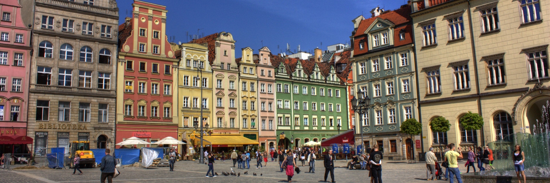 wroclaw tourist road map
