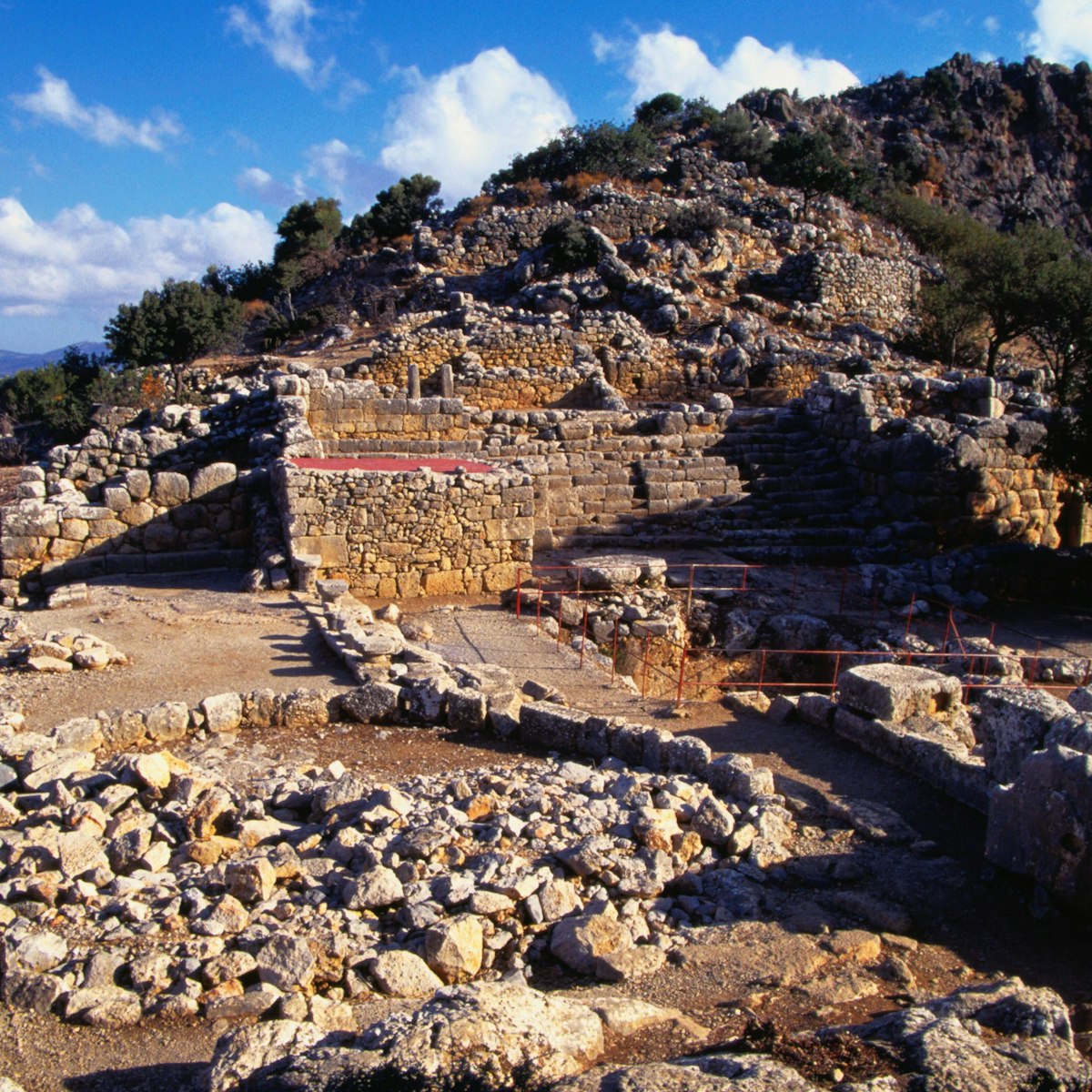 Excavations at the ancient city of Lato - Lassithi Province, Crete