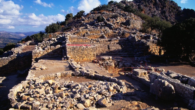 Excavations at the ancient city of Lato - Lassithi Province, Crete