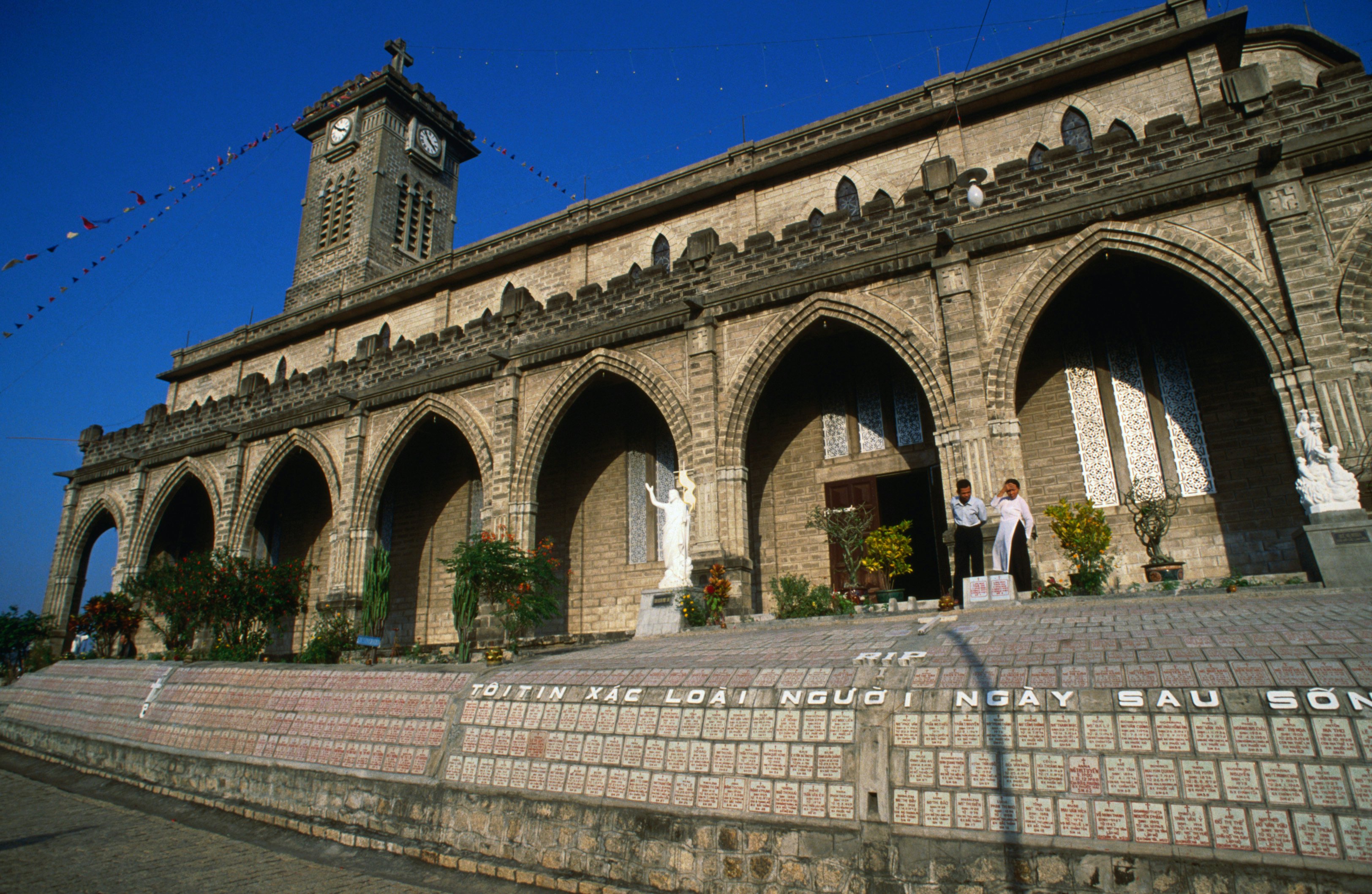 The French Gothic Nha Trang Cathedral, built in 1928, Nha Trang