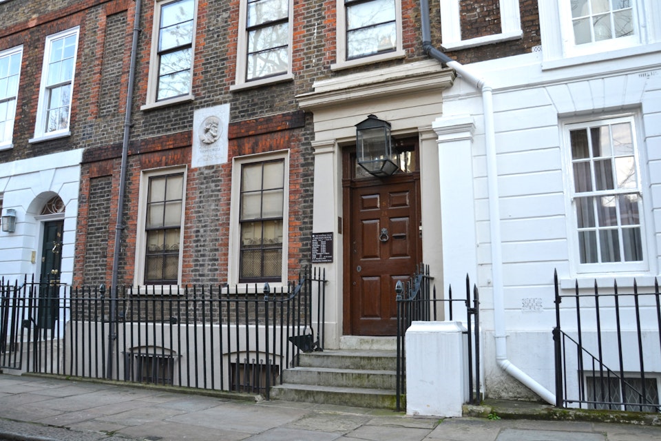 The house where historian and philosopher Thomas Carlyle once lived