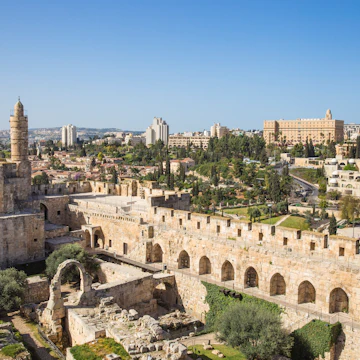 Israel, Jerusalem, Old Town, The Tower of David also known as the Jerusalem Citadel